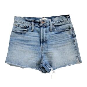 Madewell Shorts Size 28 Jean Blue The Perfect Denim Cut Offs Beach Boho Hi Rise